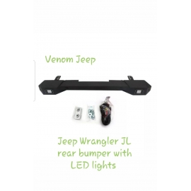 2018 to 2022 Jeep Wrangler JL rear bumper with LED lights